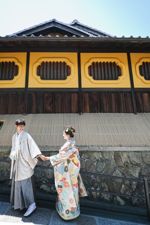 二寧坂でエスコートショット