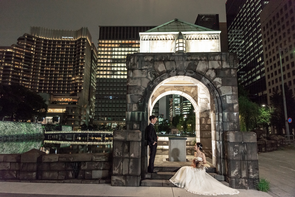 和田倉で撮った結婚写真