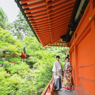 毘沙門堂の立派な本堂