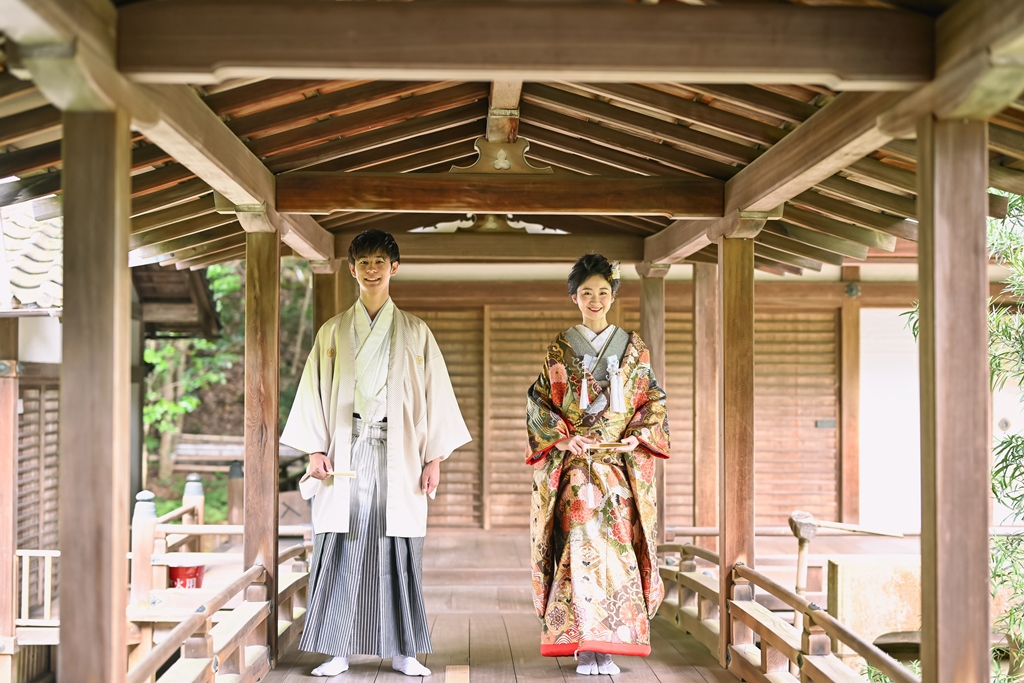 毘沙門堂の渡り廊下