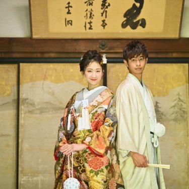 畳の部屋で前撮り撮影