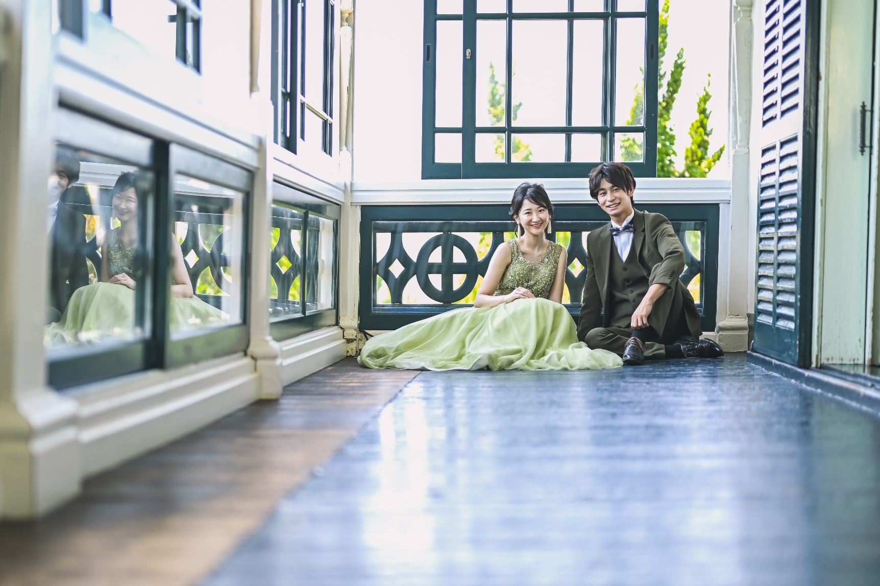 グッゲンハイム邸の前撮り