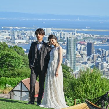 神戸市内を背景に最高の前撮りを！