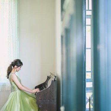 小さなオルガンで、町の演奏会！