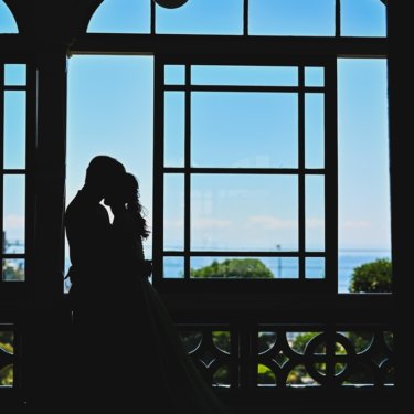 影を使ったショットでロマンチックな撮影♡