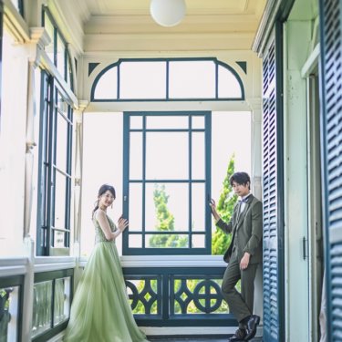 フレームの向こうには、キラキラと輝く大阪湾！