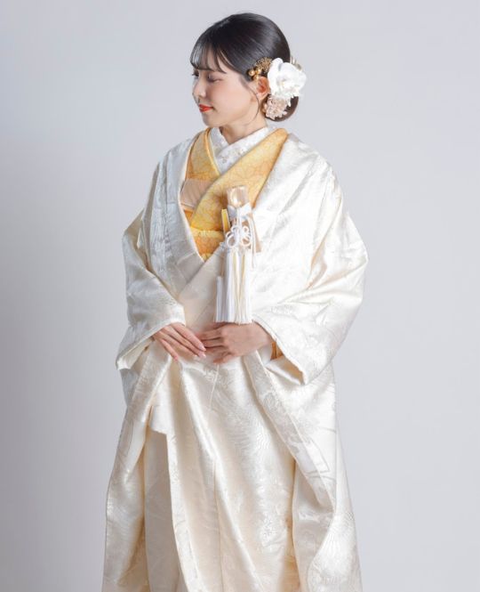 水色のカラードレス