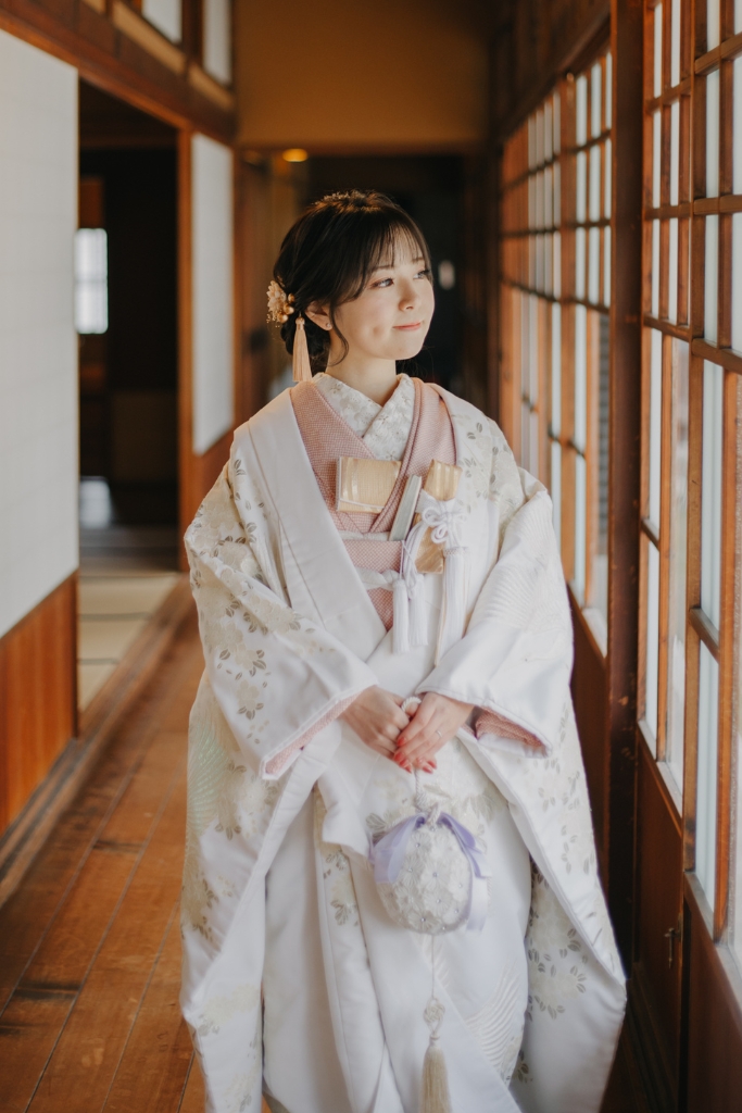 絞り桜の色掛下