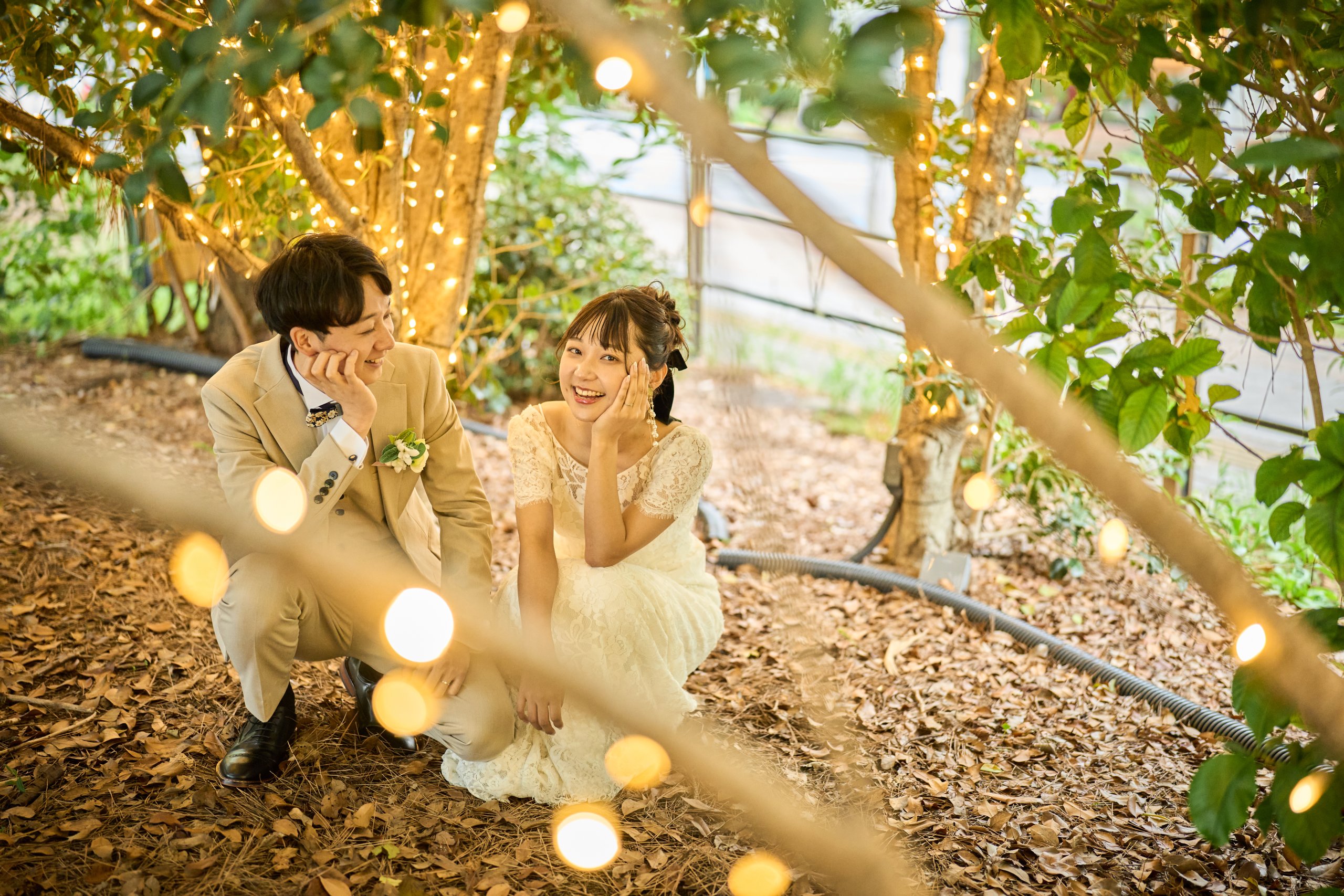 東京の隠れ家スポットで撮った結婚写真
