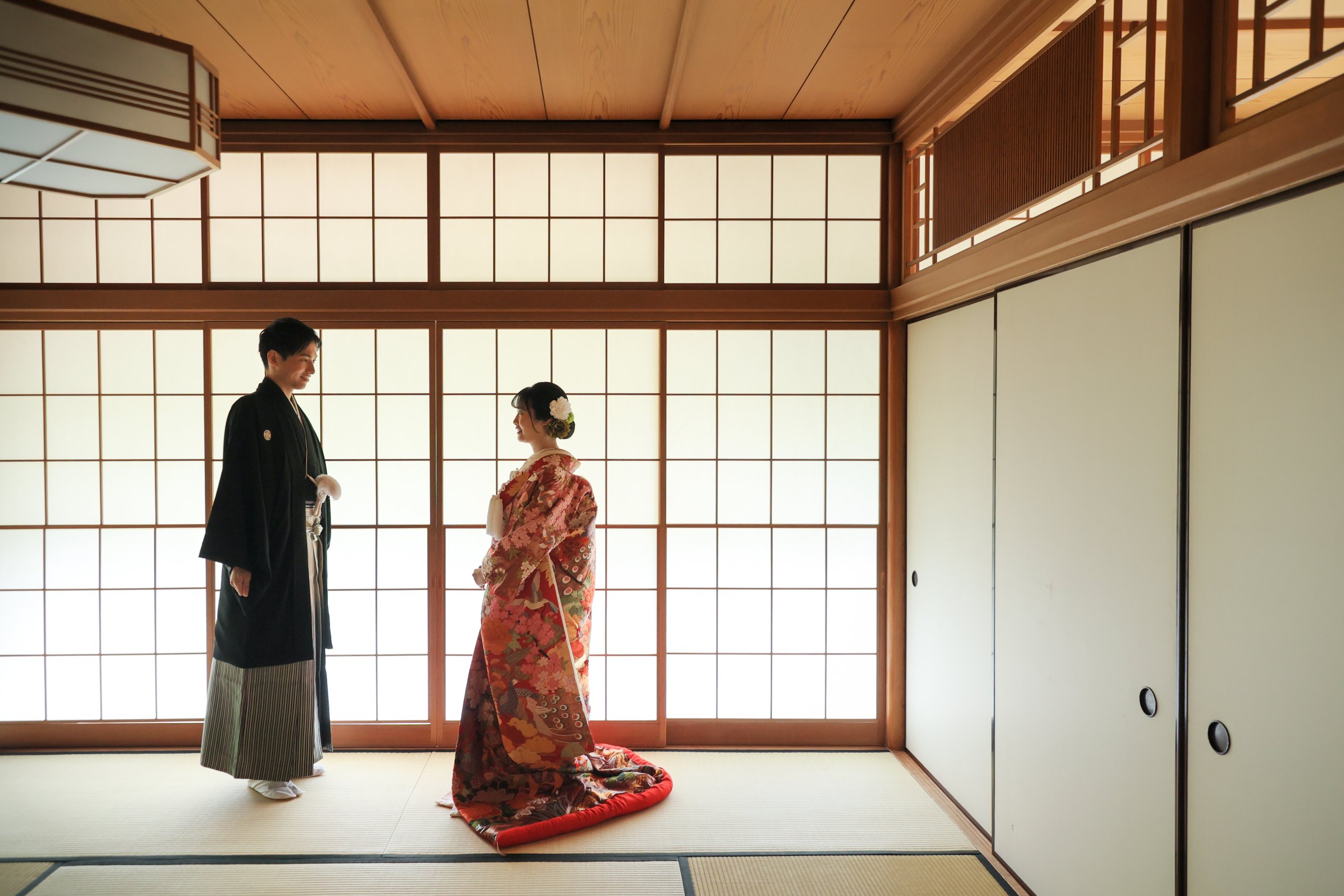 和室で撮った和装フォト