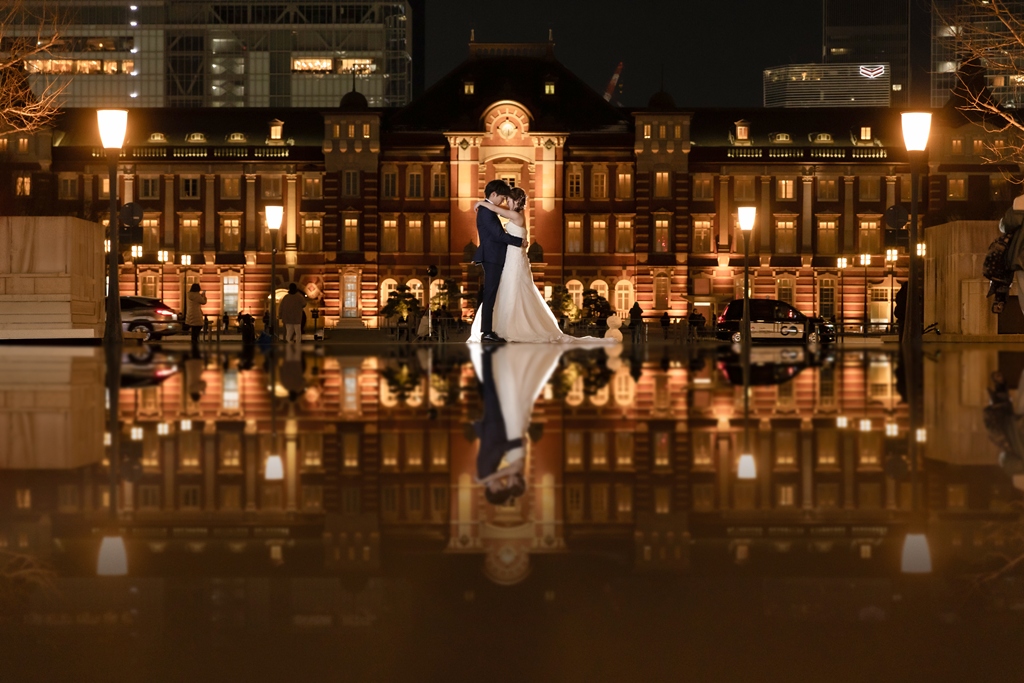 冬でも心が温まるフォトウェディング