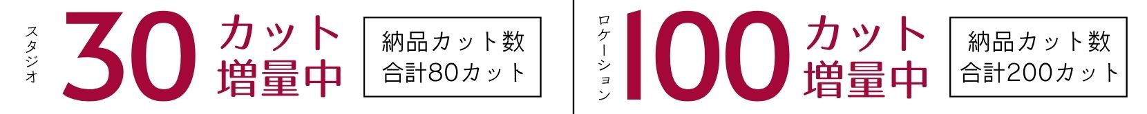 データカット数増量キャンペーン