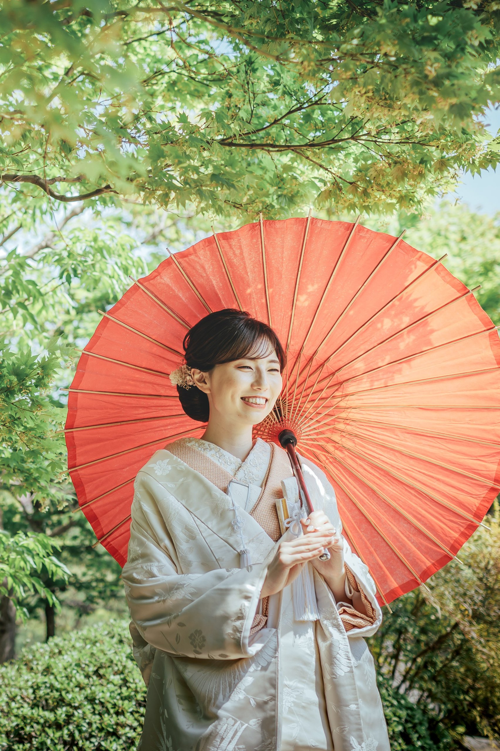 完成したヘアメイクでの撮影イメージ