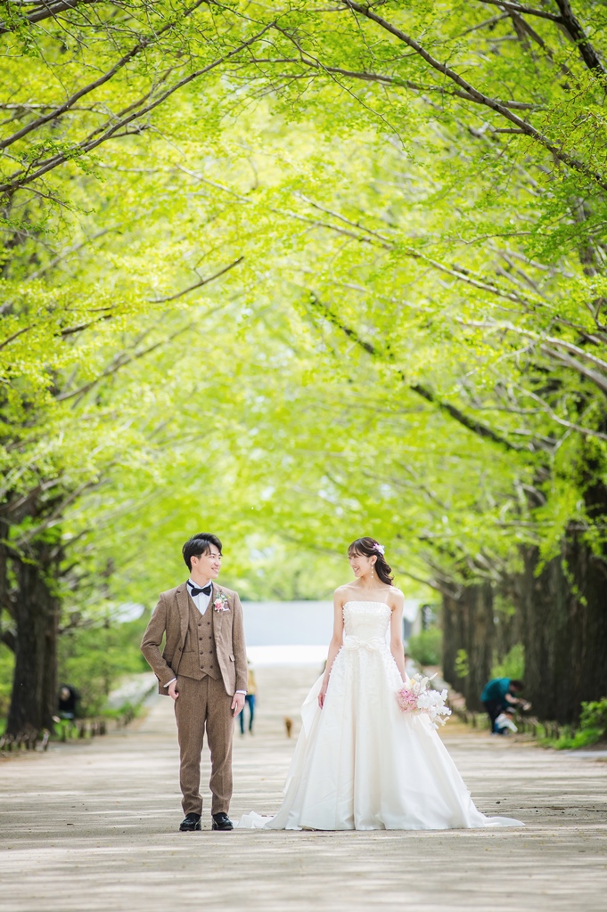 昭和記念公園での前撮り