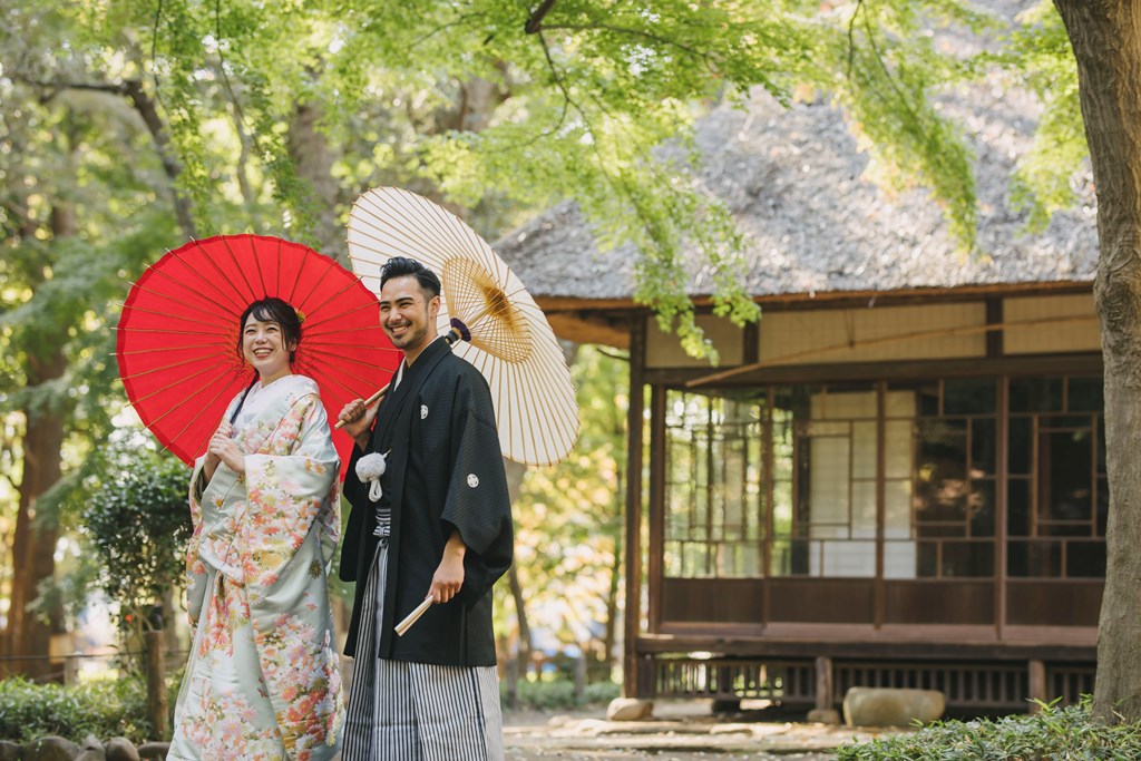 蘆花恒春園の前撮り＆フォトウェディング