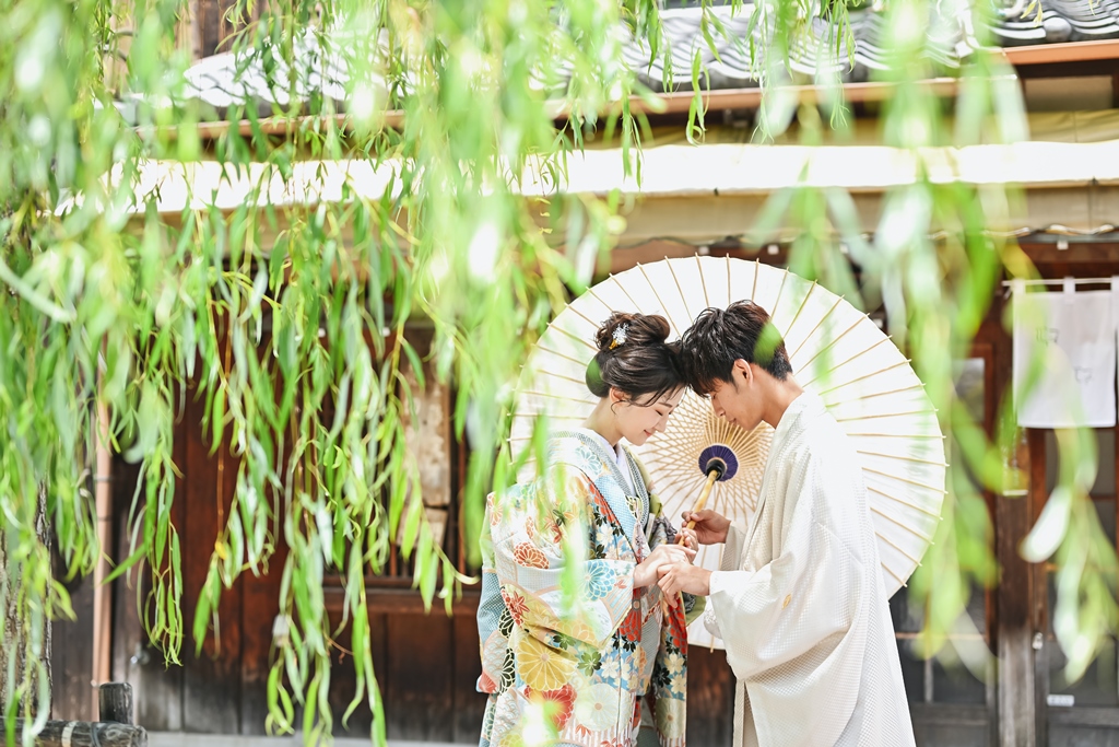 祇園×新郎新婦